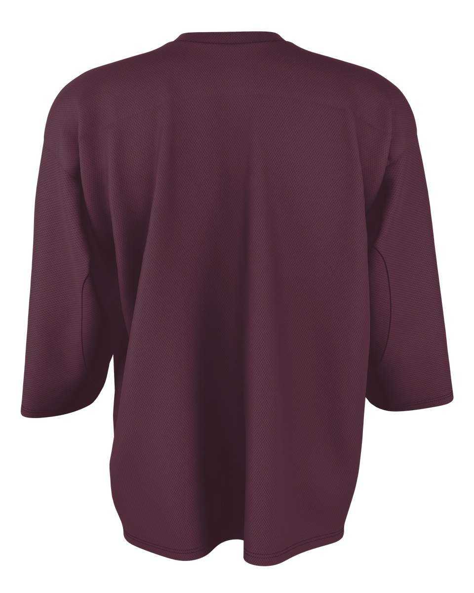 Alleson Athletic HJ150GA Adult Goalie Hockey Practice Jersey - Light Maroon - HIT a Double - 3