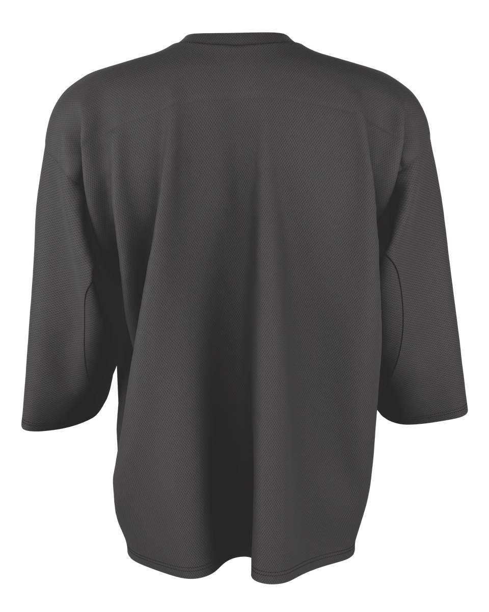 Alleson Athletic HJ150GY Youth Goalie Hockey Practice Jersey - Charcoal Solid - HIT a Double - 3