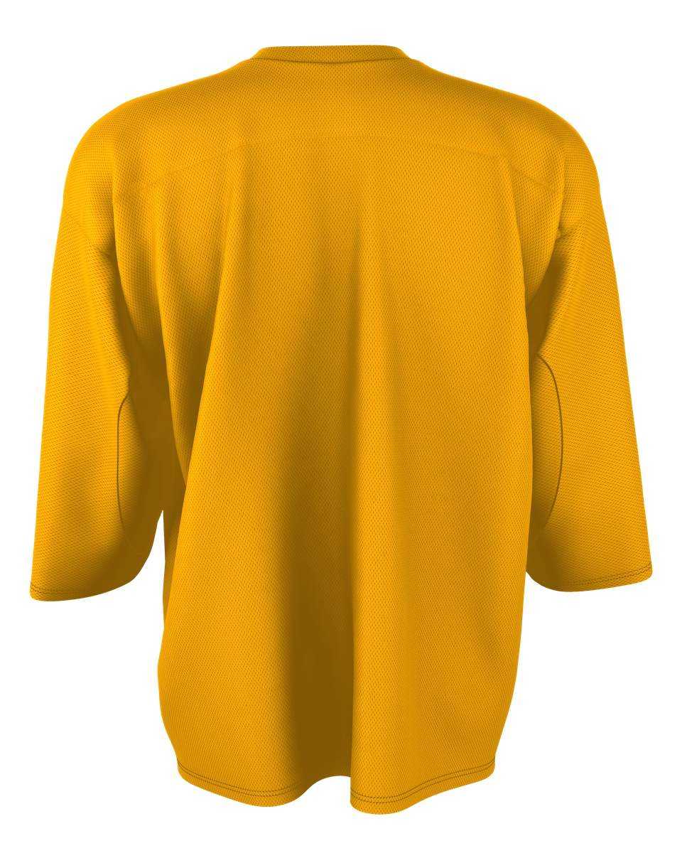 Alleson Athletic HJ150GY Youth Goalie Hockey Practice Jersey - Gold - HIT a Double - 3