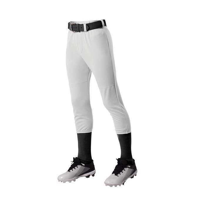Alleson Athletic LLBDK3 Youth Baseball Pant - Grey - HIT a Double - 1