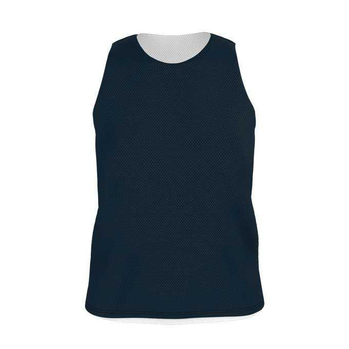 Alleson Athletic LP001W Womens Lacrosse Reversible Pinnie - Navy White - HIT a Double - 1