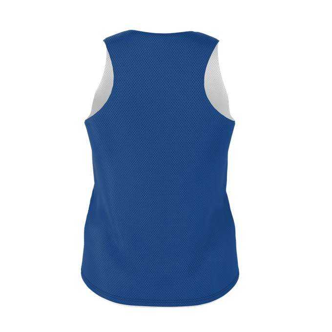 Alleson Athletic LP001W Womens Lacrosse Reversible Pinnie - Royal White - HIT a Double - 3