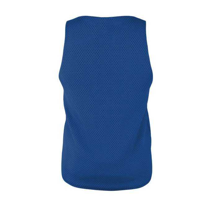 Alleson Athletic LP001Y Youth Lacrosse Reversible Pinnie - Royal White - HIT a Double - 3