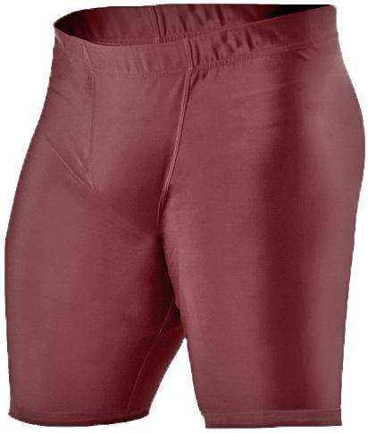 Alleson Athletic RS07A Adult Compression Short - Maroon - HIT a Double - 1