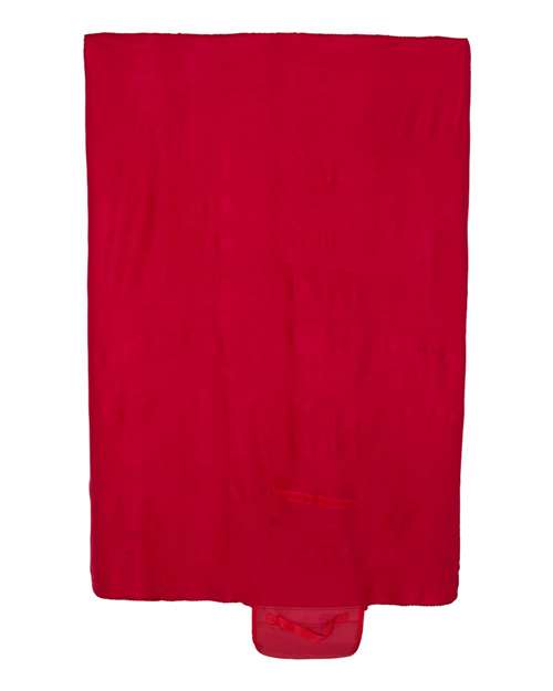 Alpine Fleece 8718 Roll Up Blanket - Red - HIT a Double