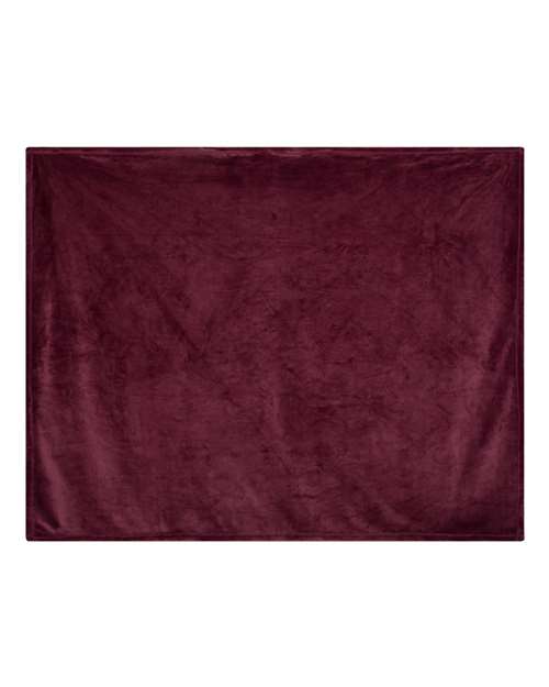 Alpine Fleece 8721 Mink Touch Luxury Blanket - Burgundy - HIT a Double