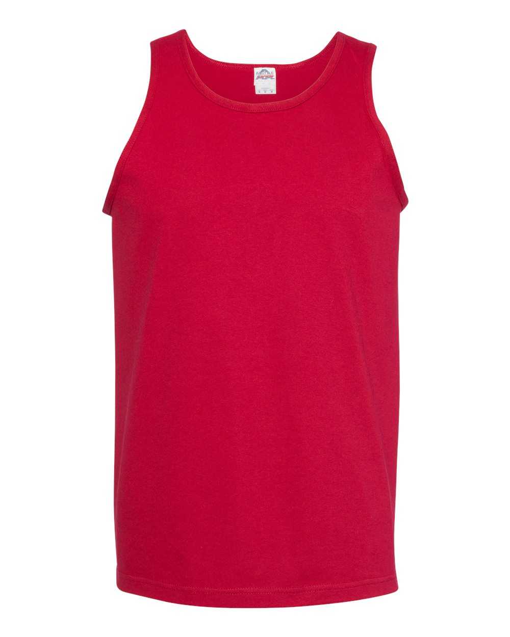 Alstyle 1307 Classic Adult Tank Top - Cardinal - HIT a Double