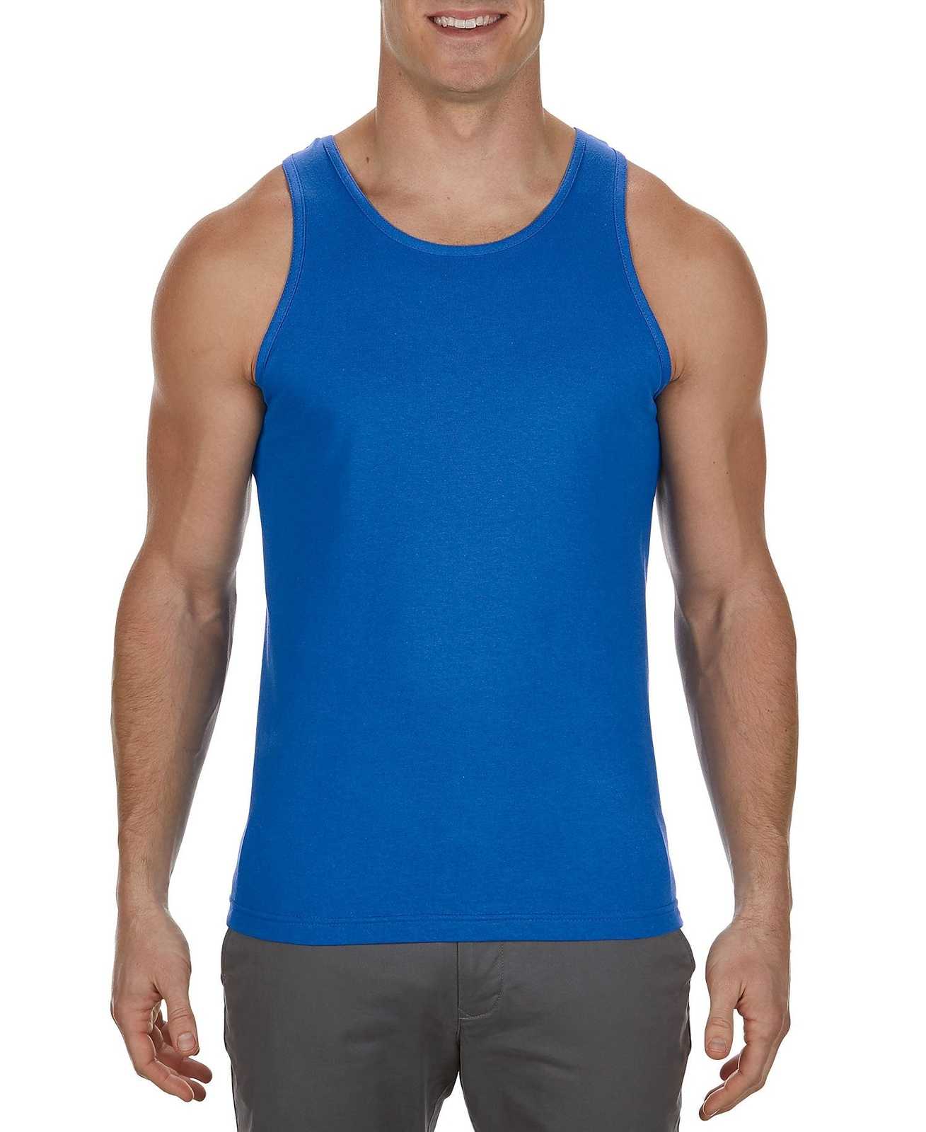 Alstyle 1307 Classic Adult Tank Top - Royal - HIT a Double