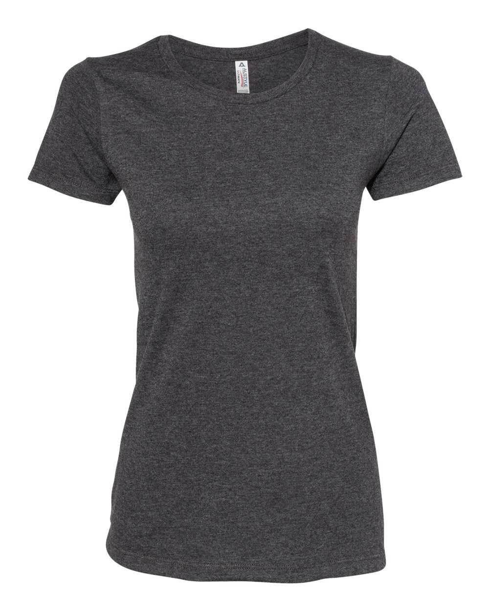 Alstyle 2562 Ultimate Missy Tee - Charcoal Heather - HIT a Double