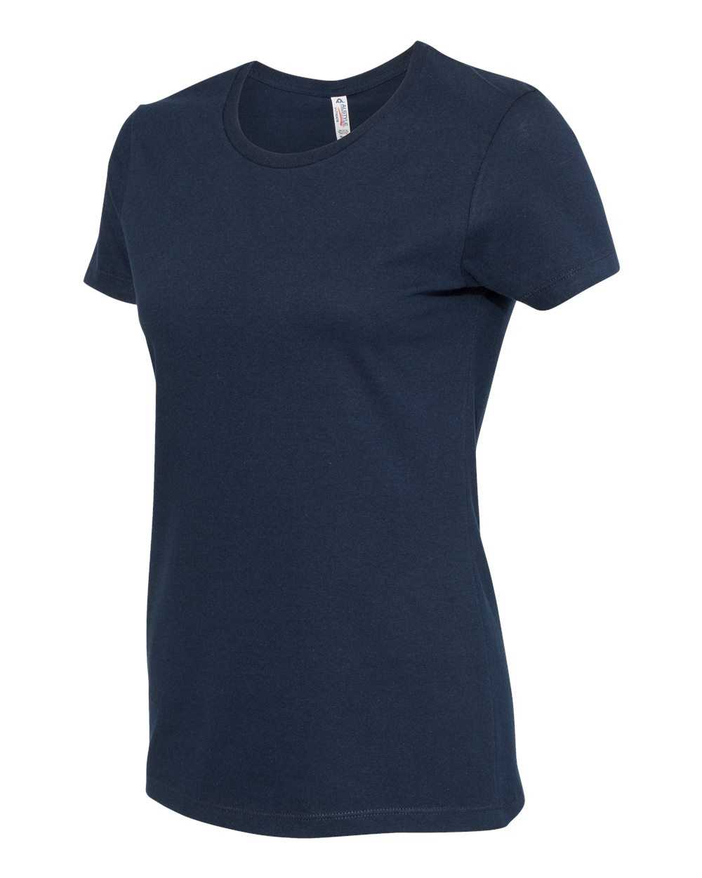 Alstyle 2562 Ultimate Missy Tee - Navy - HIT a Double