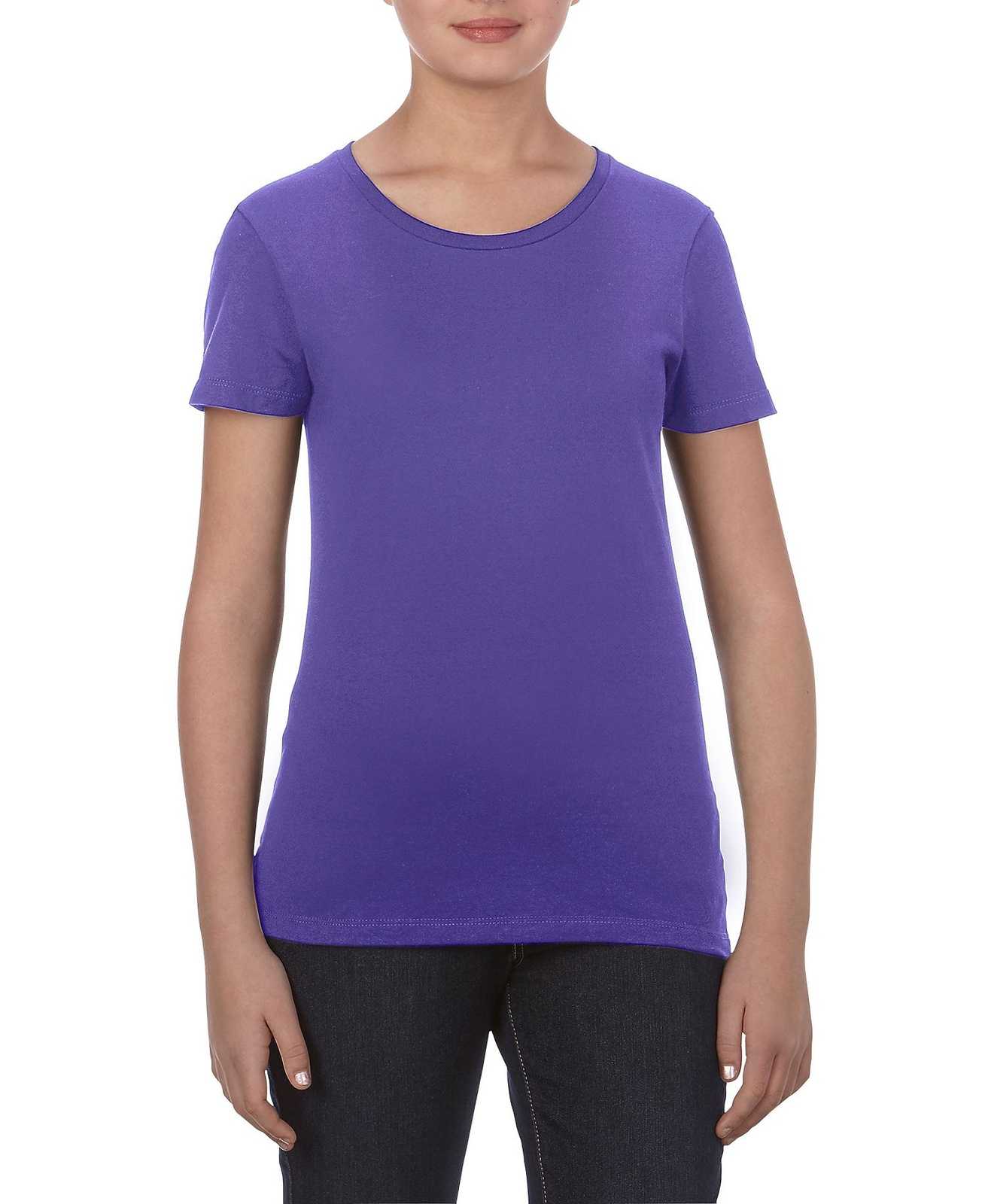 Alstyle 2562 Ultimate Missy Tee - Purple - HIT a Double
