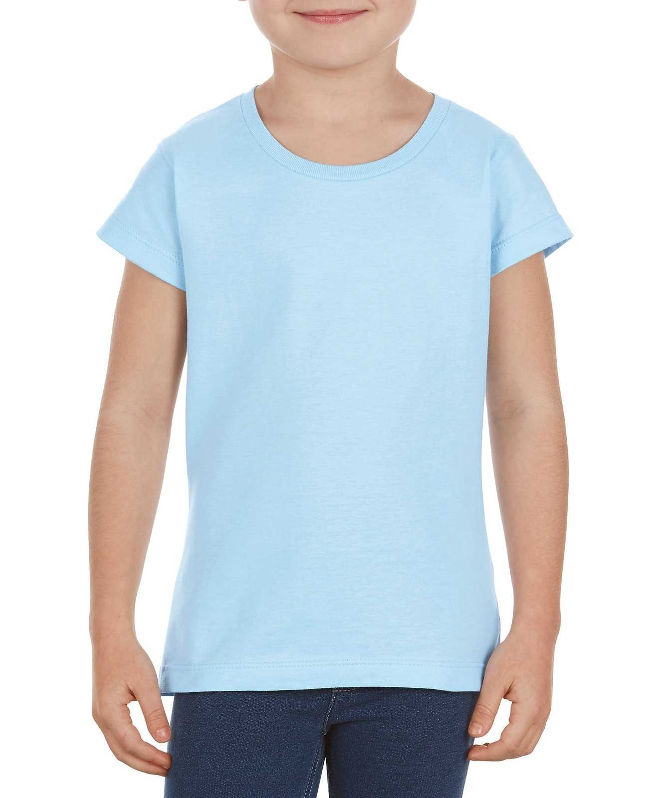Alstyle 3362 Ultimate Girls Tee - Powder Blue - HIT a Double