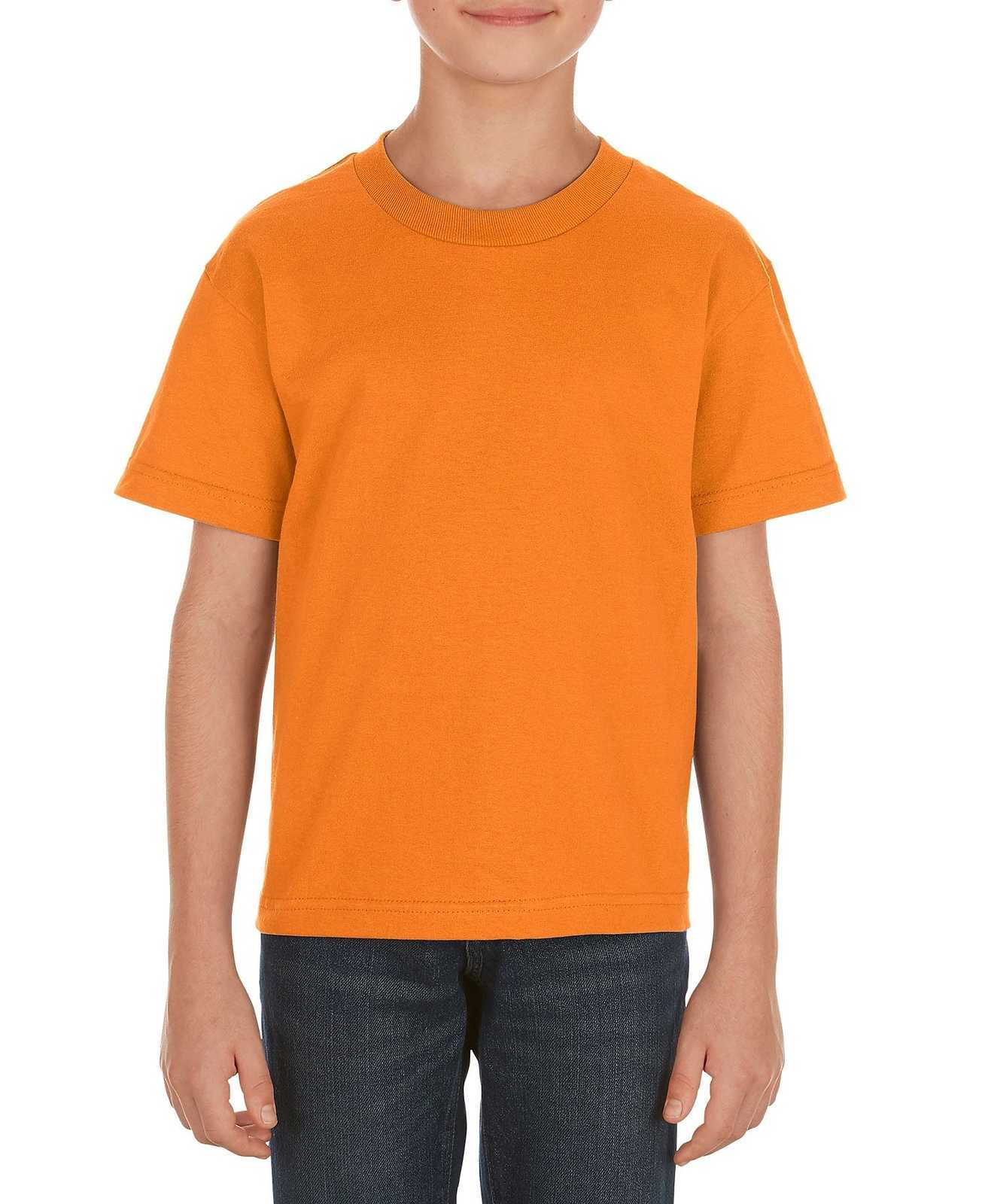 Alstyle 3381 Classic Youth Tee - Orange - HIT a Double