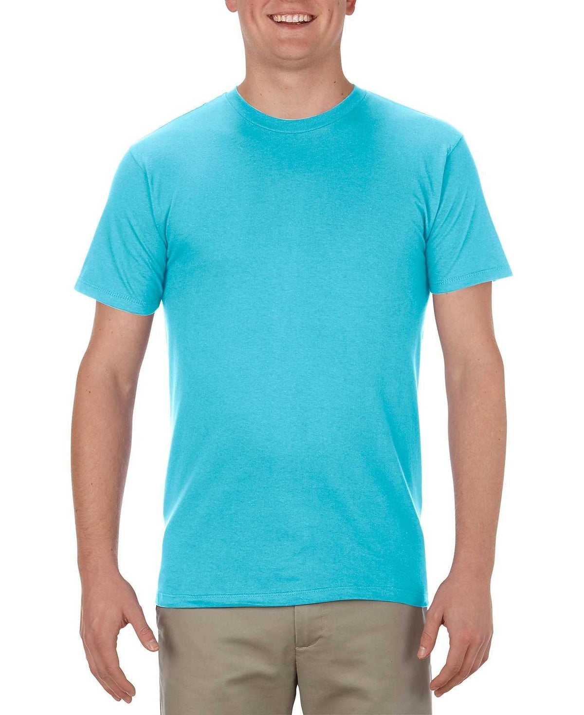 Alstyle 5301 Ultimate Adult Tee - Pacific Blue - HIT a Double
