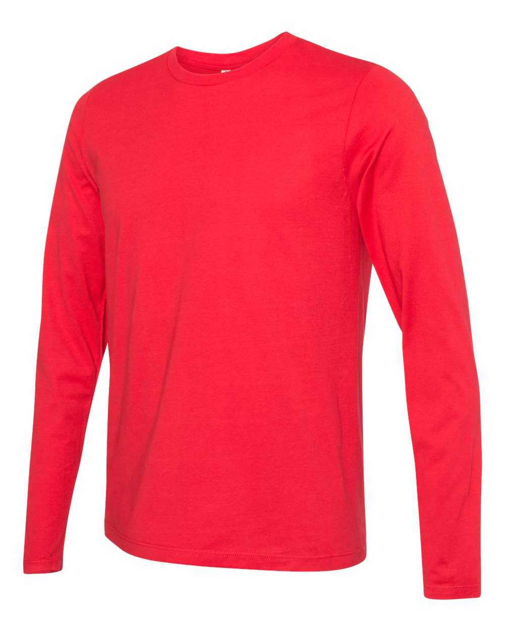 Alstyle 5304 Ultimate Adult Long Sleeve Tee - Red - HIT a Double