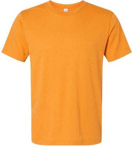 Alternative Apparel 1070CV Cotton Jersey CVC Go-To Tee - Heather Stay Gold - HIT a Double - 1