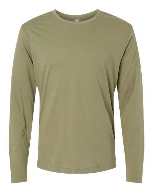 Alternative 1170 Cotton Jersey Long Sleeve Go-To Tee - Military - HIT a Double