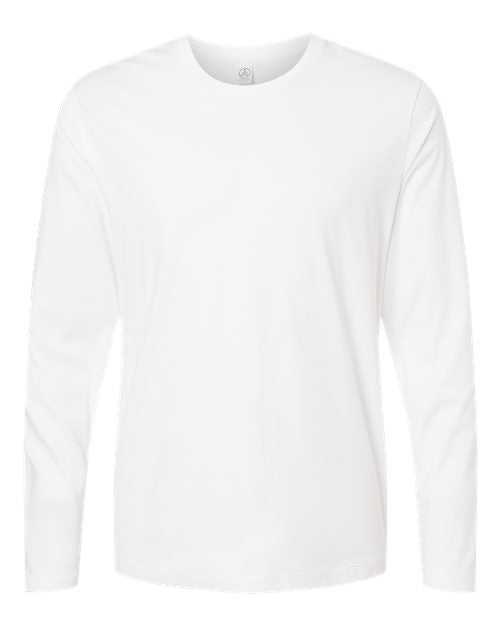 Alternative 1170 Cotton Jersey Long Sleeve Go-To Tee - White - HIT a Double