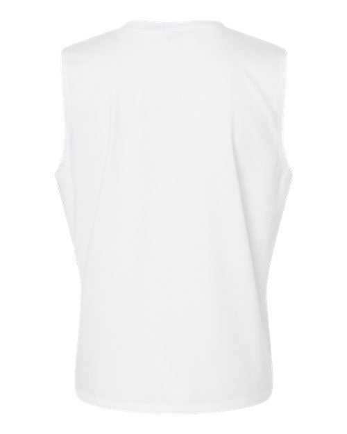 Alternative 1174 Women&#39;s Cotton Jersey Go-To Crop Muscle Tank - White - HIT a Double