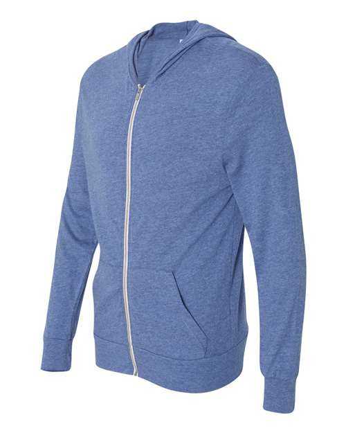 Alternative 1970e1 Eco-Jersey Full-Zip Hoodie - Eco Pacific Blue - HIT a Double