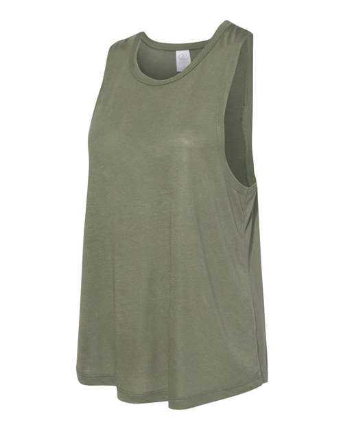 Alternative 3095 Women's Slinky Jersey Muscle Tank - Army Green - HIT a Double