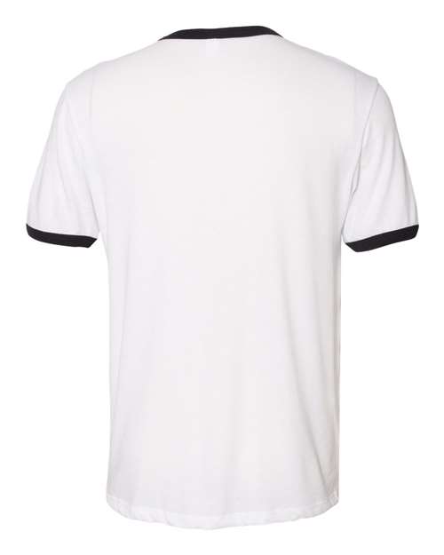 Alternative 5103 Vintage Jersey Keeper Ringer Tee - White Black - HIT a Double