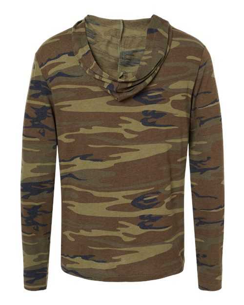 Alternative 5123 Vintage Jersey Keeper Hooded Pullover - Camo - HIT a Double