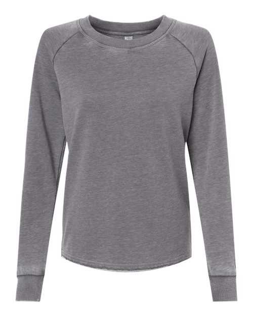 Alternative 8626 Womens Lazy Day Mineral Wash French Terry Sweatshirt - Nickel New - HIT a Double