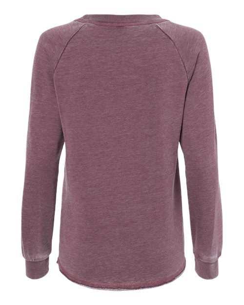 Alternative 8626 Womens Lazy Day Mineral Wash French Terry Sweatshirt - Wine New - HIT a Double
