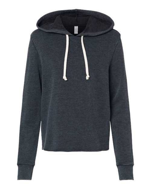 Alternative 8628 Womens Day Off Mineral Wash French Terry Hooded Sweatshirt - Dark Navy New - HIT a Double