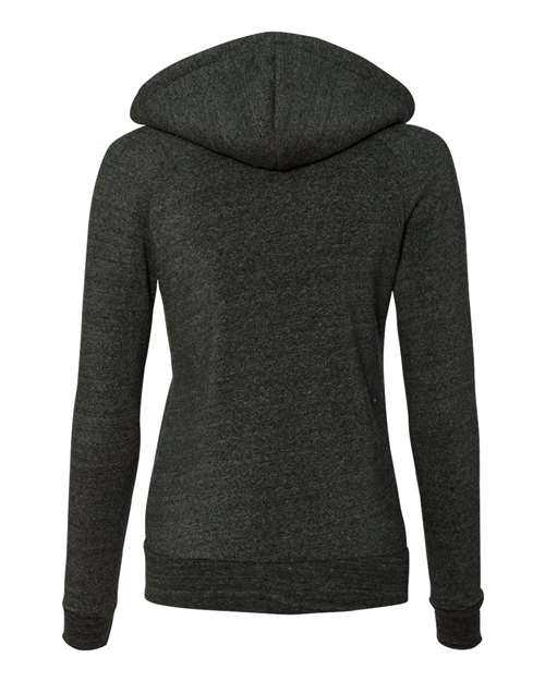 Alternative 9573 Womens Adrian Eco-Fleece Full-Zip Hooded Sweatshirt - Eco Black - HIT a Double