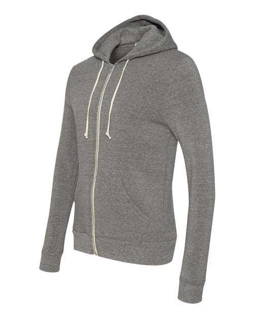 Alternative 9590 Rocky Eco-Fleece Full-Zip Hooded Sweatshirt - Eco Grey - HIT a Double