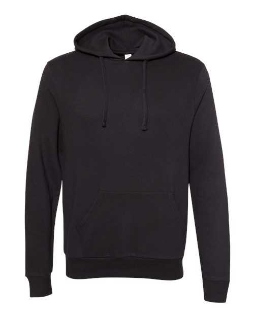 Alternative 9595ZT Challenger Lightweight Eco-Washed French Terry Hooded Pullover - Black New - HIT a Double