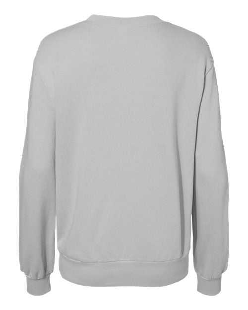 Alternative 9903ZT Women&#39;s Eco-Washed Terry Throwback Pullover - Light Grey New - HIT a Double
