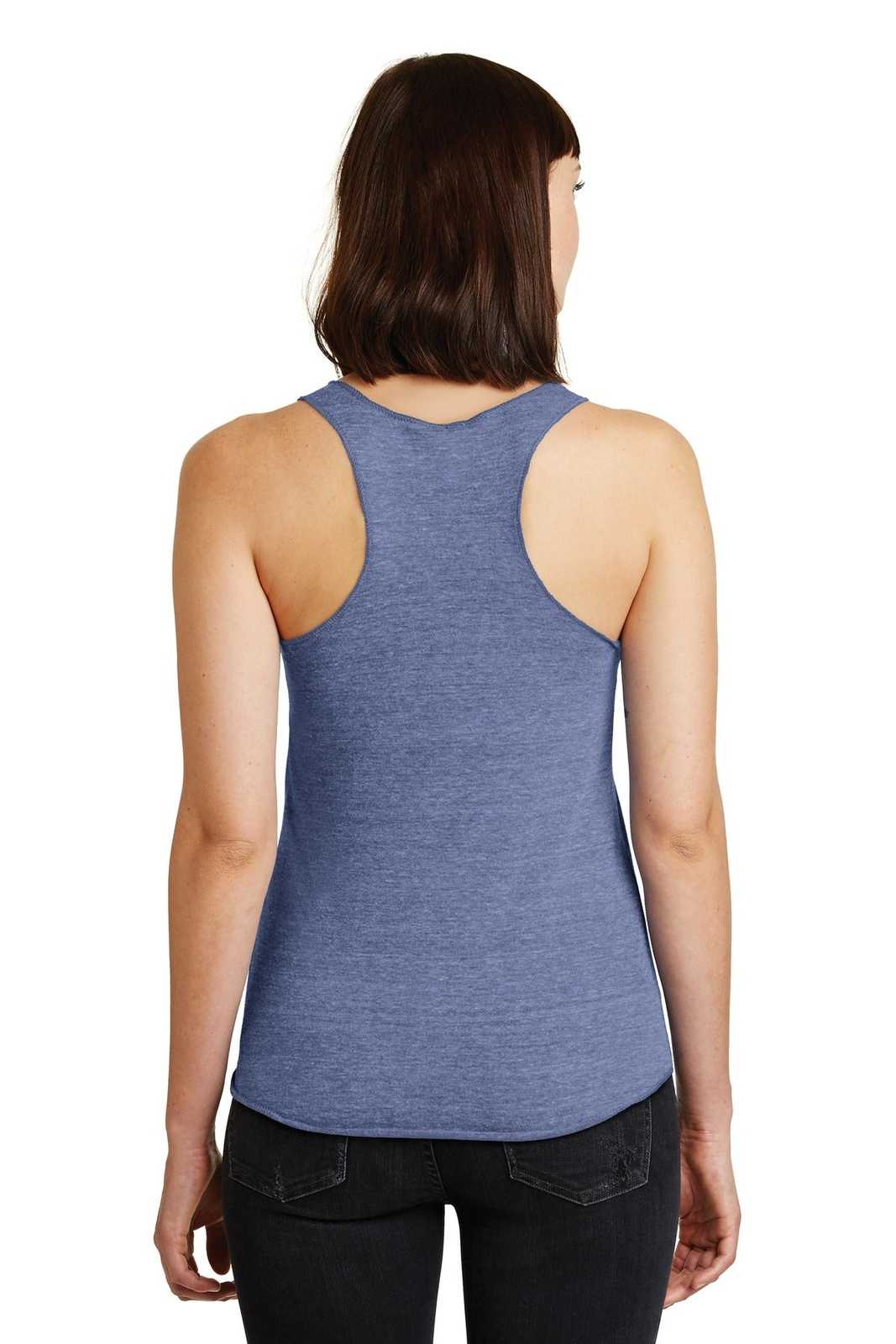 Alternative AA1927 Discontinued Women&#39;s Meegs Eco-Jersey Racer Tank - Eco Pacific Blue - HIT a Double - 2