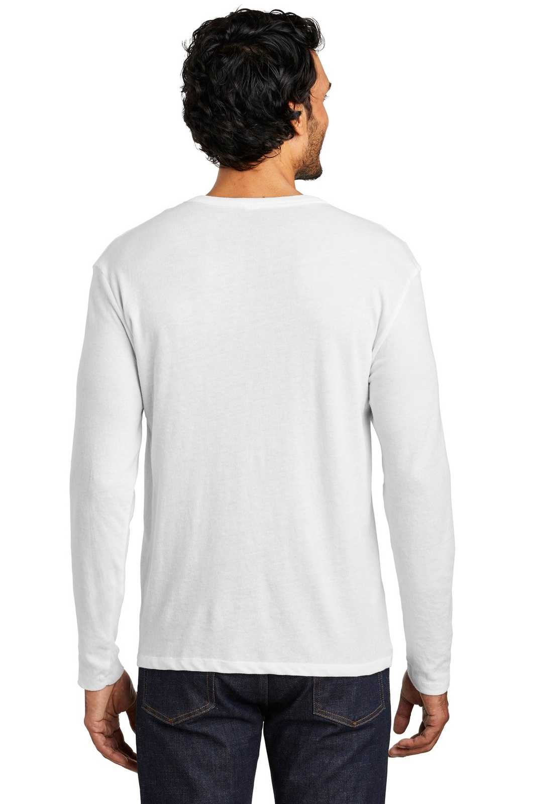 Alternative AA5100 The Keeper Vintage 50/50 Long Sleeve Tee - White - HIT a Double - 2