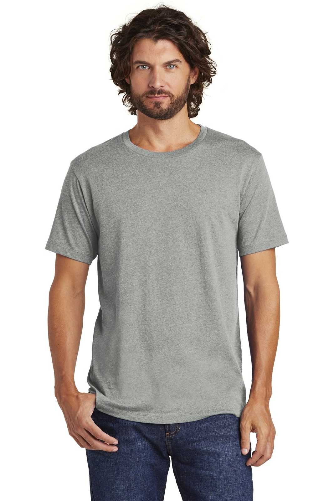 Alternative AA6040 Rebel Blended Jersey Tee - Heather Gray - HIT a Double - 1