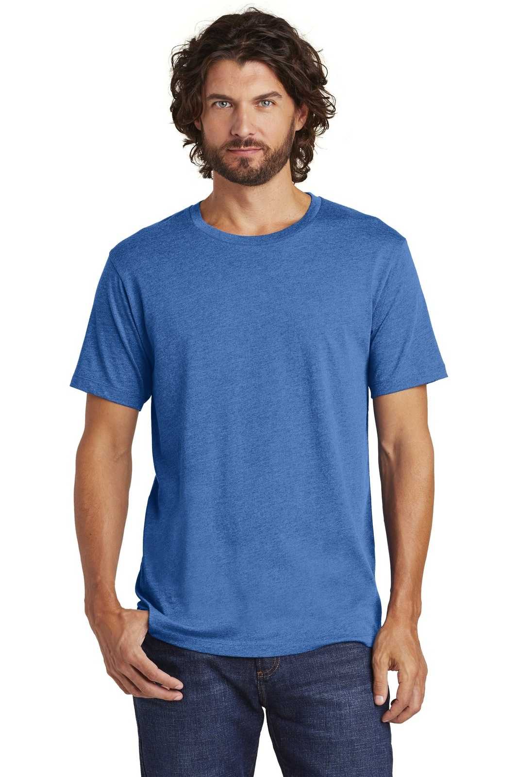 Alternative AA6040 Rebel Blended Jersey Tee - Heather Rich Royal - HIT a Double - 1