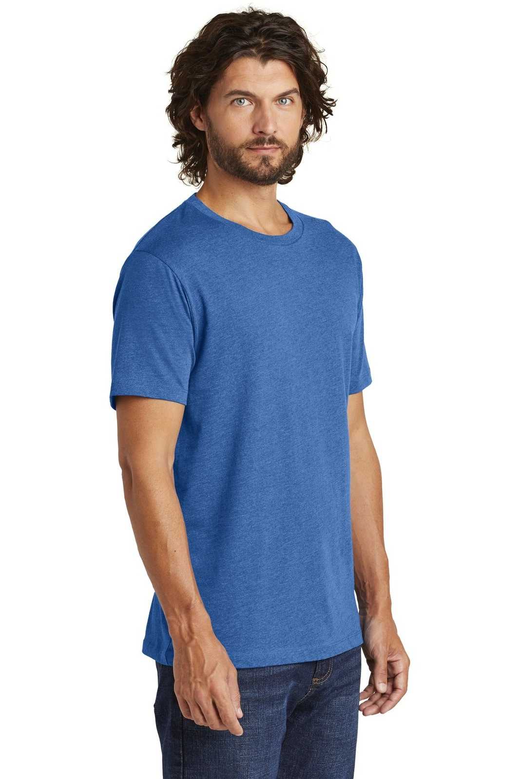 Alternative AA6040 Rebel Blended Jersey Tee - Heather Rich Royal - HIT a Double - 4