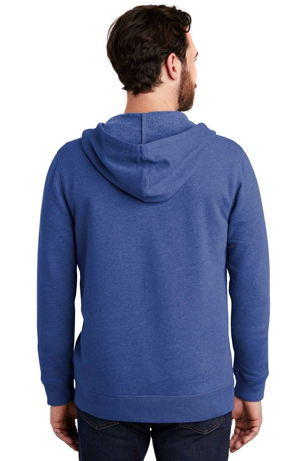 Alternative AA8050 Indy Blended Fleece Zip Hoodie - Heather Rich Royal - HIT a Double - 2