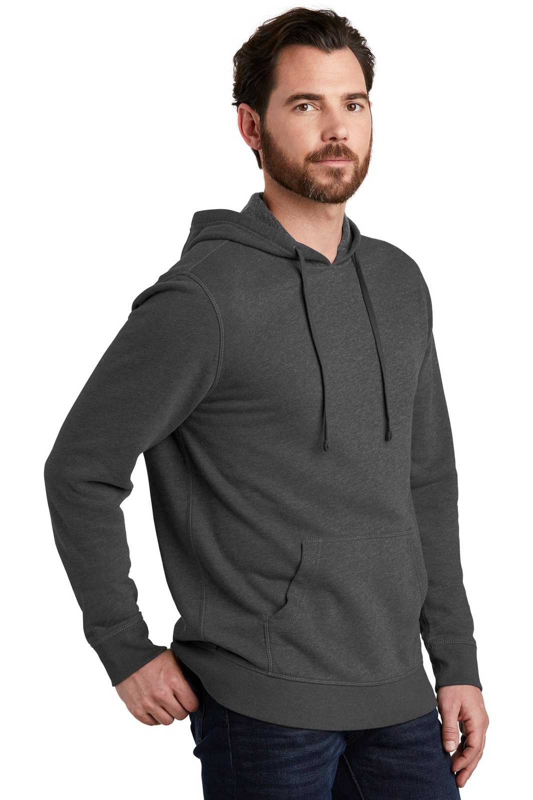 Alternative AA8051 Rider Blended Fleece Pullover Hoodie - Heather Deep Charcoal - HIT a Double - 4