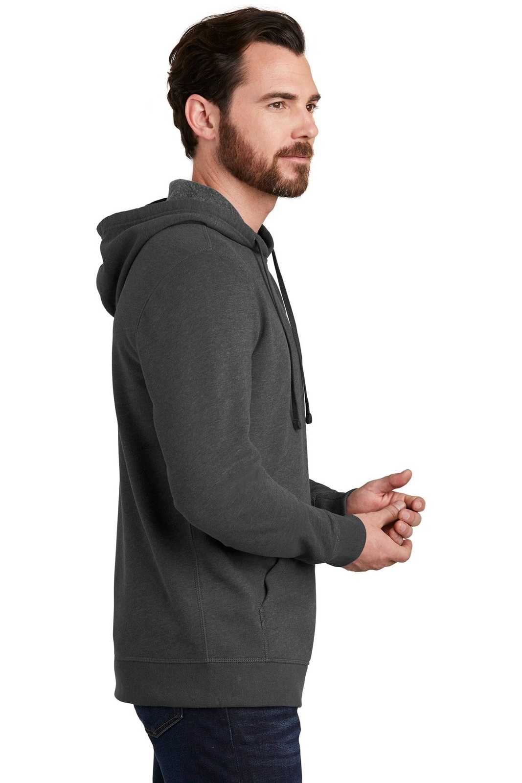 Alternative AA8051 Rider Blended Fleece Pullover Hoodie - Heather Deep Charcoal - HIT a Double - 3
