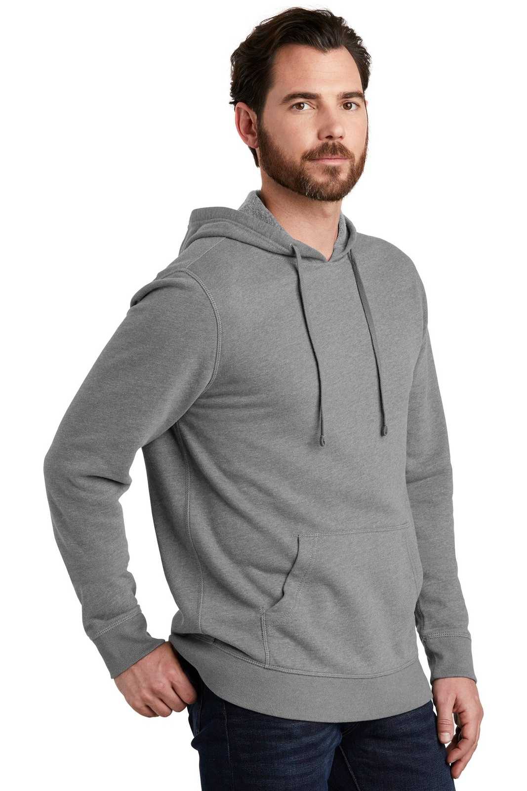 Alternative AA8051 Rider Blended Fleece Pullover Hoodie - Heather Gray - HIT a Double - 4