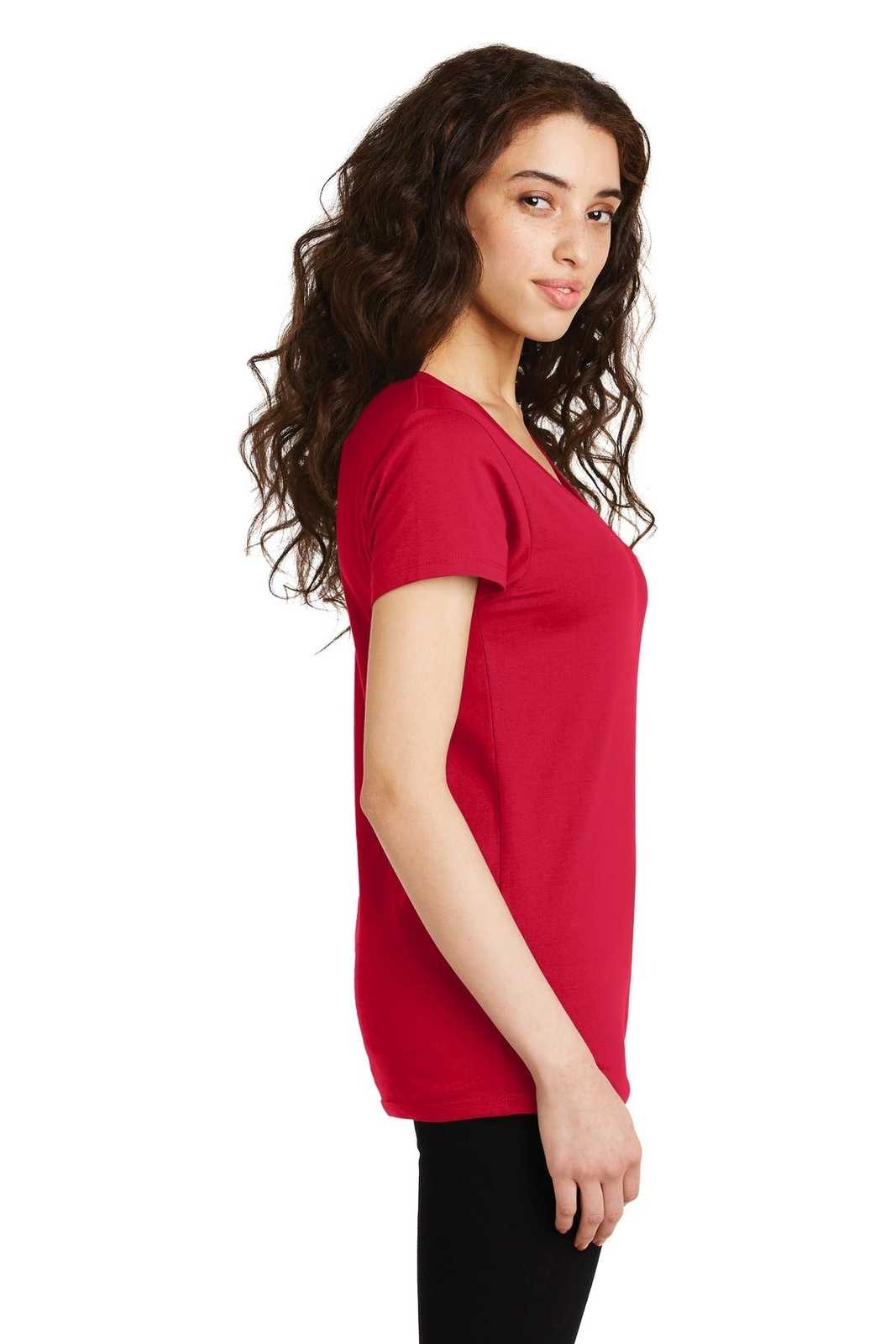 Alternative AA9073 Women&#39;s Legacy V-Neck T-Shirt - Apple Red - HIT a Double - 3