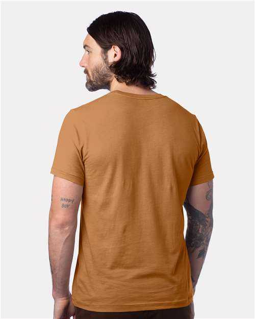 Alternative Apparel 1070 Cotton Jersey Go-To Tee - Brown Sepia - HIT a Double - 4