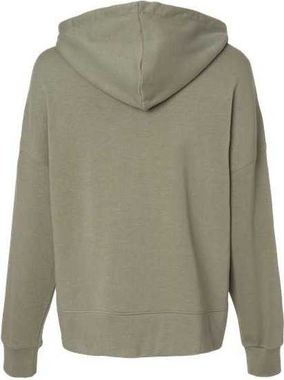 Alternative Apparel 9906ZT Women&#39;s Eco-Washed Terry Hooded Sweatshirt - Military - HIT a Double - 5