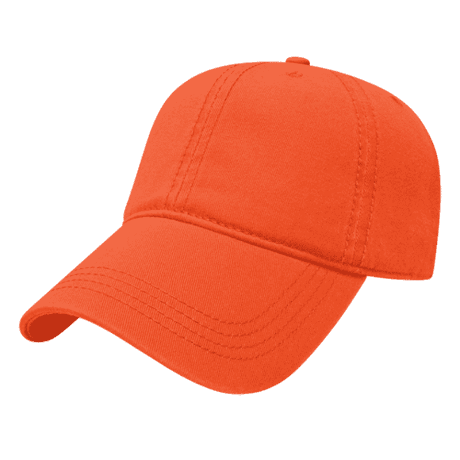 Cap America I1002-Relaxed Golf Cap - Orange - HIT a Double - 1