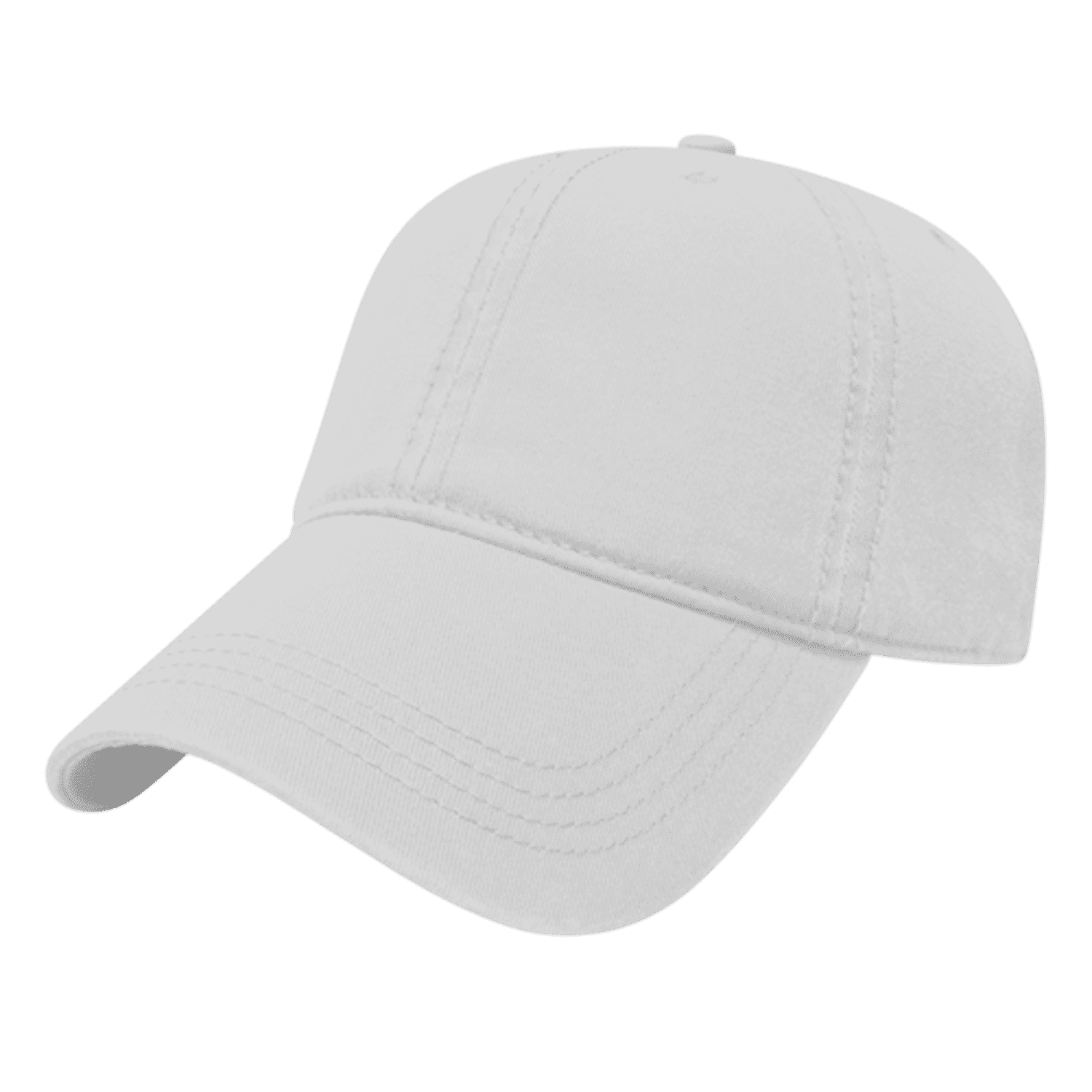 Cap America I1002-Relaxed Golf Cap - White - HIT a Double - 1
