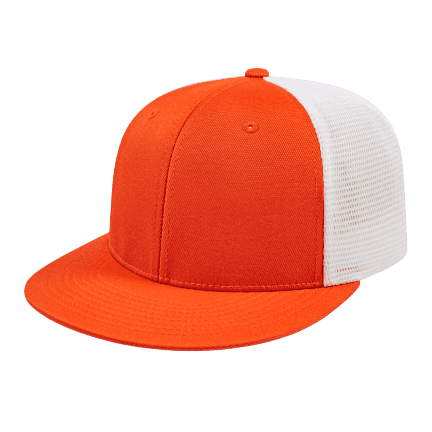 Cap America i8501 Flexfit Performance Trucker Mesh Back Cap - Orange W