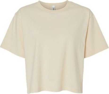 American Apparel 102 Women&#39;s Fine Jersey Boxy Tee - Creme - HIT a Double - 1